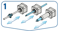 Step 1 - 選擇步進(jìn)電機(jī)直線執(zhí)行器配置